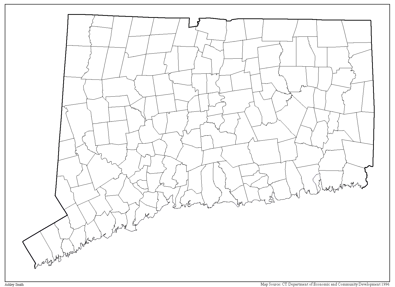 CT map town outline